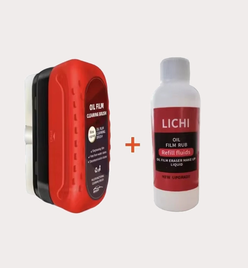 Car Glass Cleaner & Hydrophobic Coating Kit for Windshields
